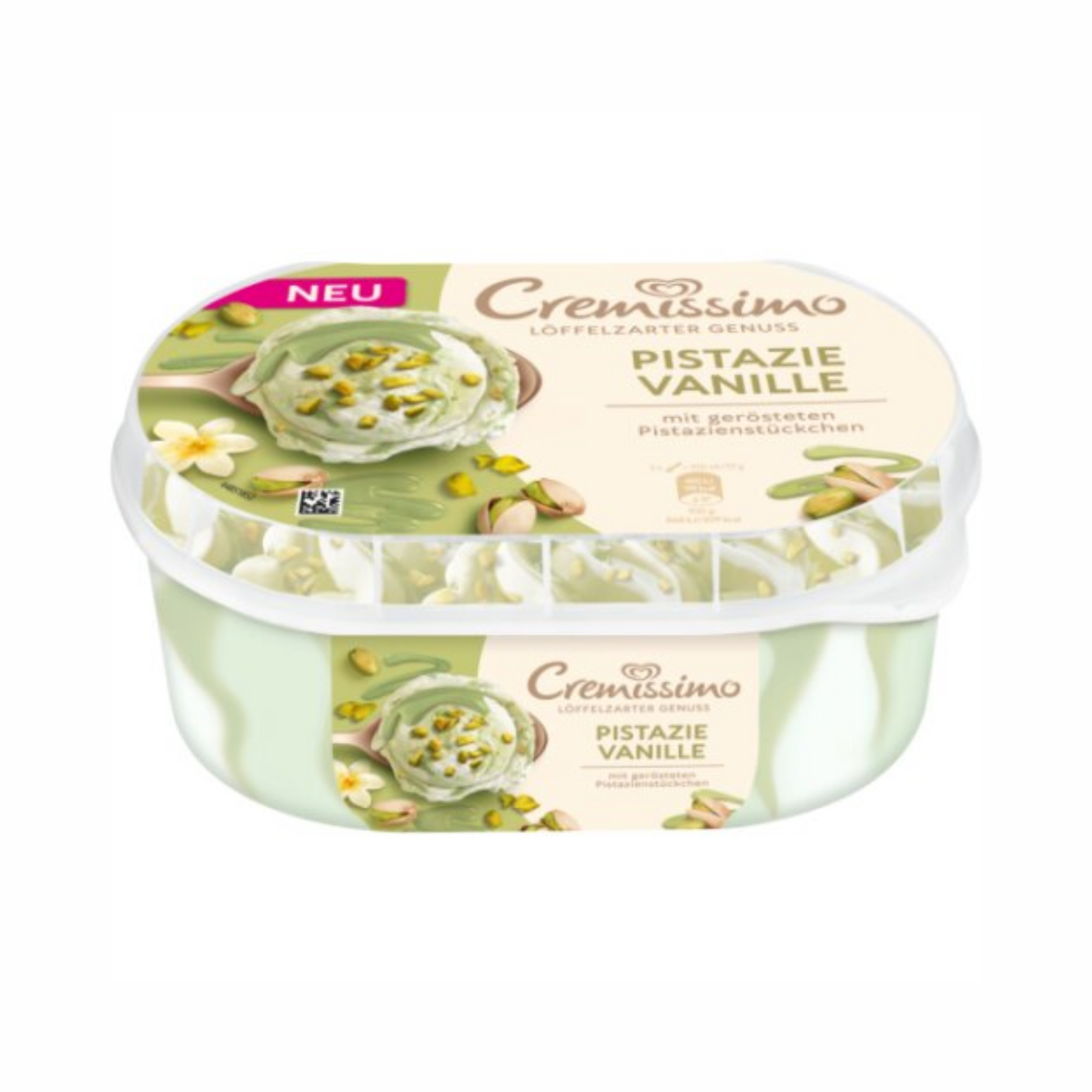Langnese Cremissimo Pistazie Vanille Eis 825ml