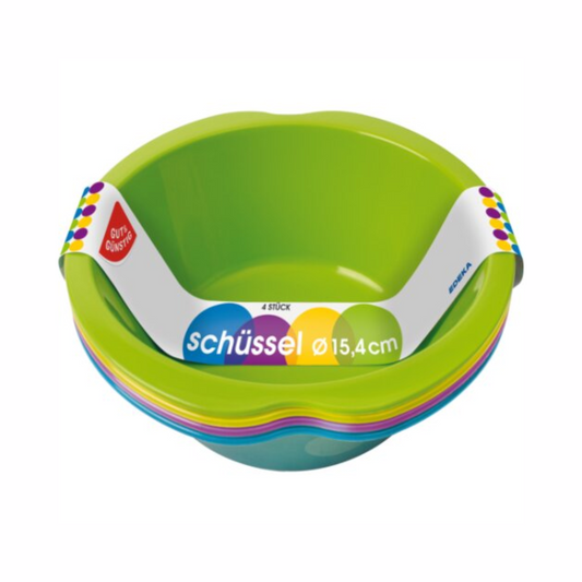 Gut & Günstig Schüssel KST bunt 4 Stk.