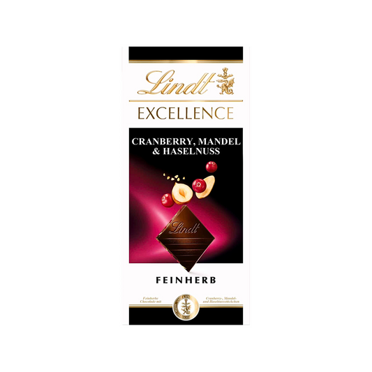 Lindt Excellence Cranberry Mandeln Haselnuss 100g