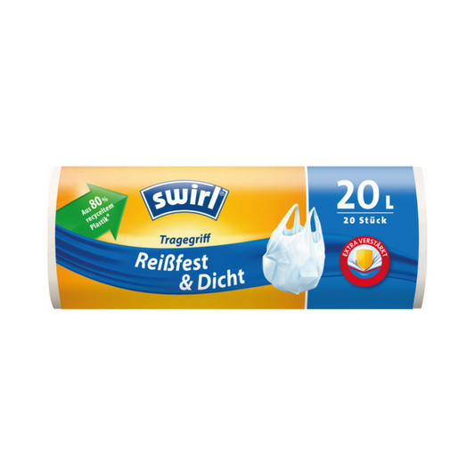 Swirl Tragegriff Müllbeutel Recycling Reißfest&Dicht 20l 20ST