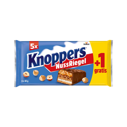 Knoppers Nussriegel 5+1ST 240g