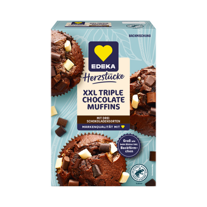 EDEKA Herzstücke Trip Choco Muffins 345g