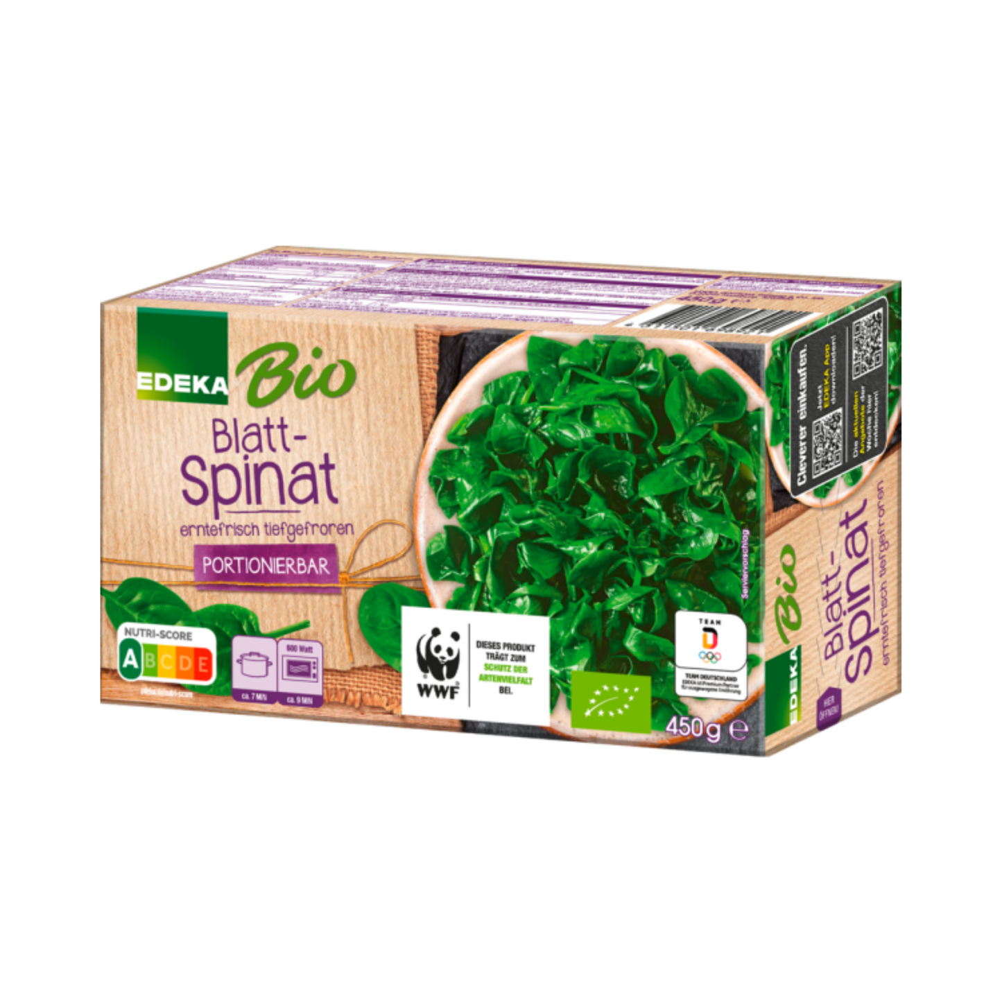 Bio EDEKA Blattspinat 450g