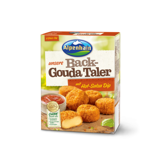 Alpenhain Back-Gouda Taler 200g+Salsa Dip 25g