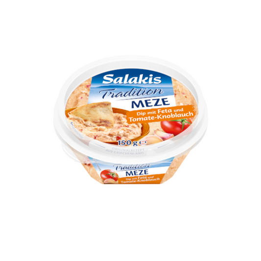 Salakis Meze Tomate Knoblauch 44% Fettstufe 150g
