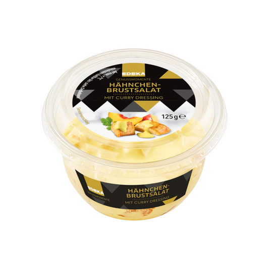 EDEKA Genussmomente Hähnchenbrust Salat Curry 125g