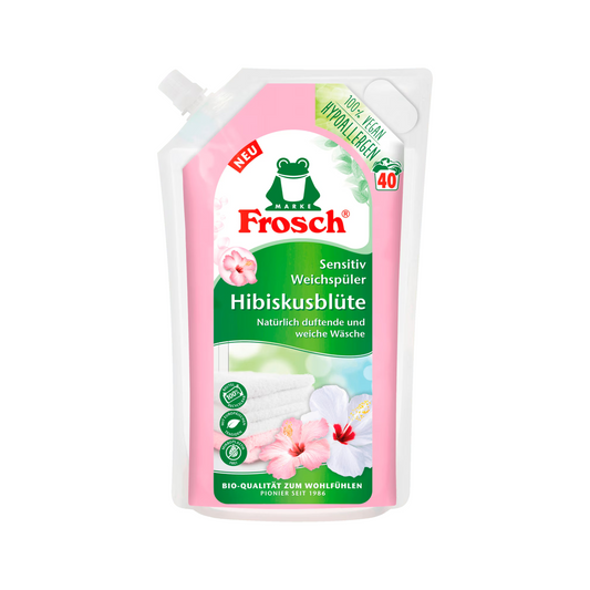 Frosch Weichspüler Hibiskusblüte Sensitiv 40WL 1l
