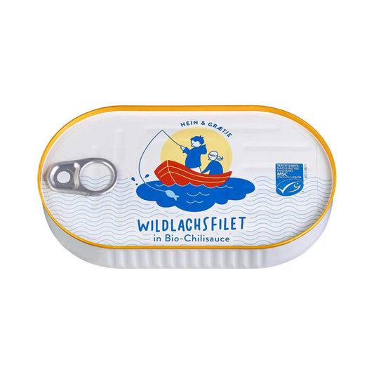 Hein & Graetje Wildlachsfilet in Bio-Chilisauce 200g