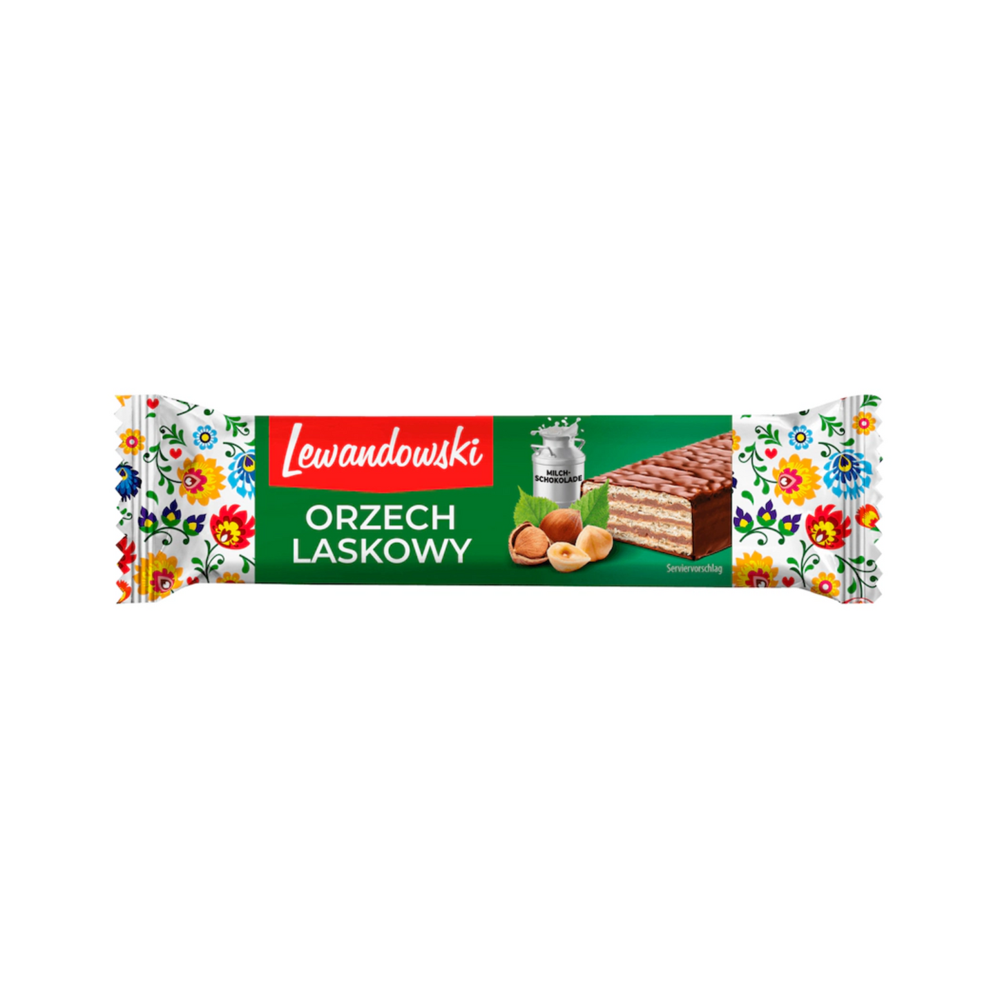Lewandowski Waffelriegel Haselnuss 45g