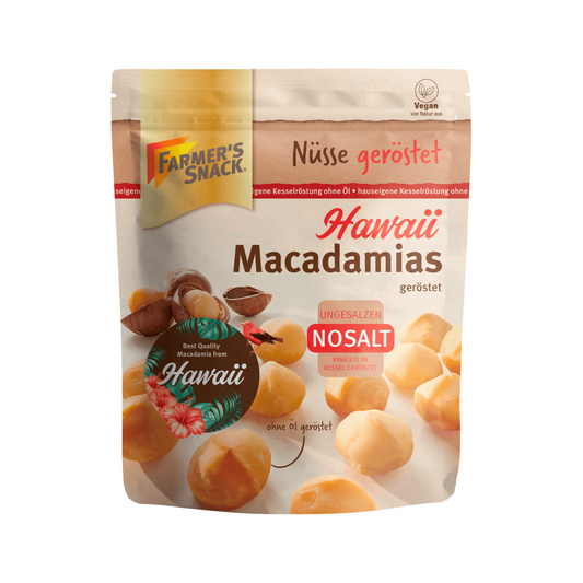 Farmers Snack Hawaii Macadamia geröstet ohne Salz 100g