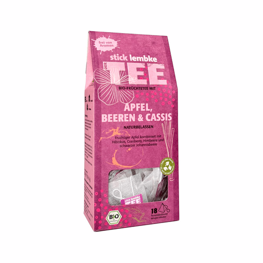 Bio Stick&Lembke Tee Apfel Beeren & Cassis 18ST 36g