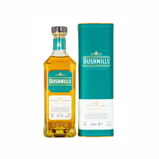 Bushmills 10YO 40%+Glas 0,7l