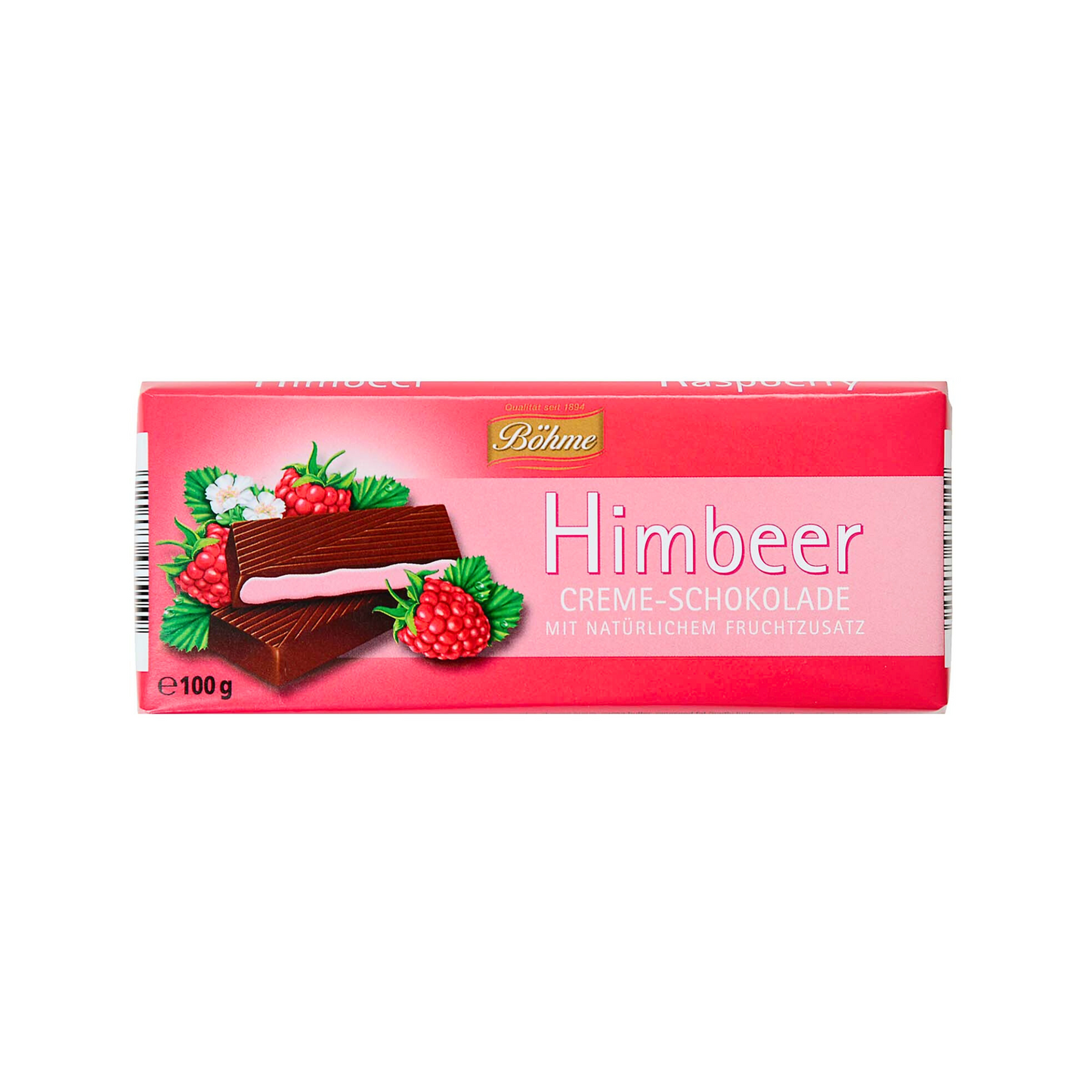 Böhme Himbeer Creme Schokolade 100g