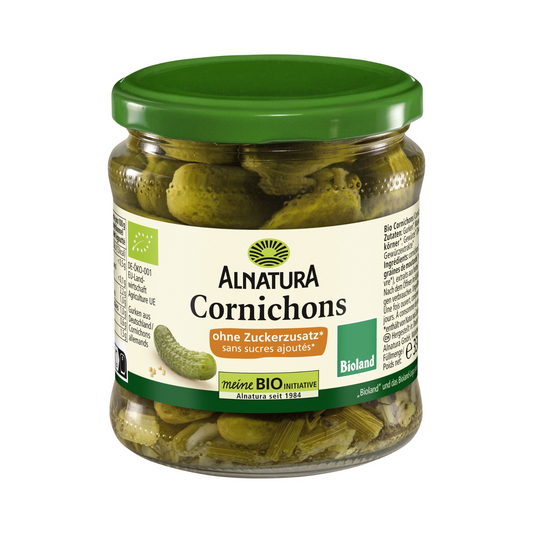 Bio Alnatura Cornichons ungesüßt 330g