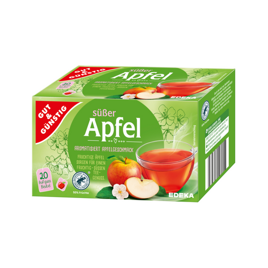 GUT&GÜNSTIG Apfel Früchtetee aromatisiert mit Apfelgeschmack 20x3g