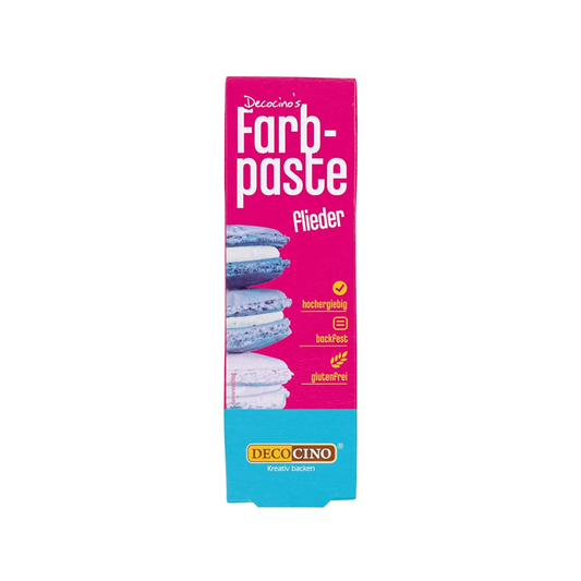 Decocino Farbpaste für Lebensmittel flieder 20g