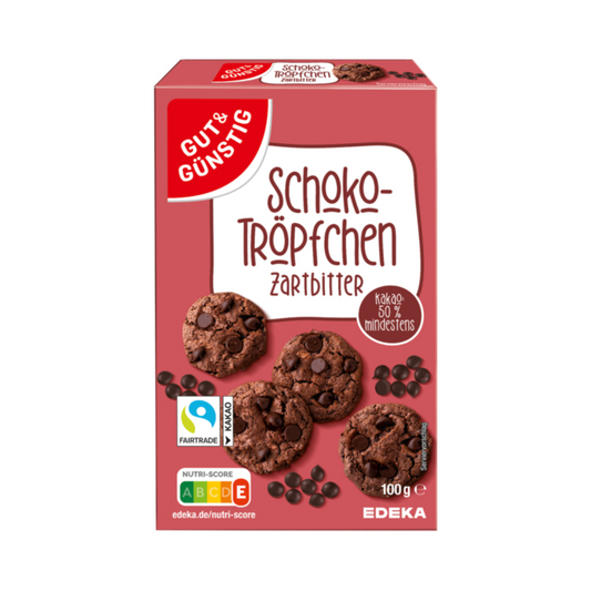 GUT&GÜNSTIG Schoko Tropfen Zartbitter 100g
