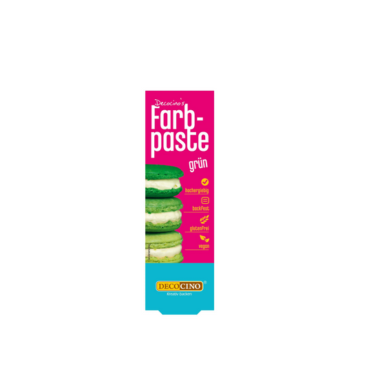 Decocino Farbpaste für Lebensmittel grün 20g