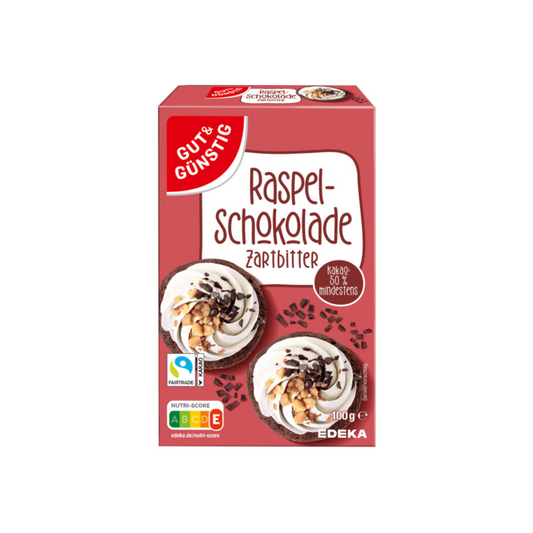 GUT&GÜNSTIG Raspelschokolade Zartbitter 100g