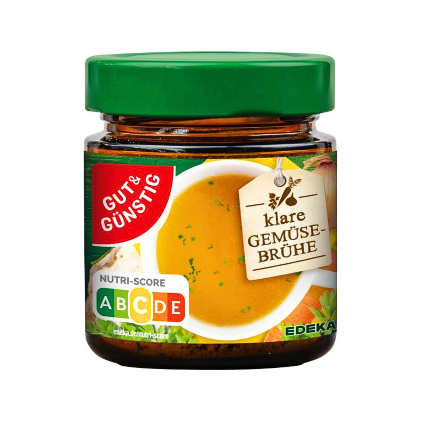 GUT&GÜNSTIG Klare Gemüsebrühe für 7l 140g