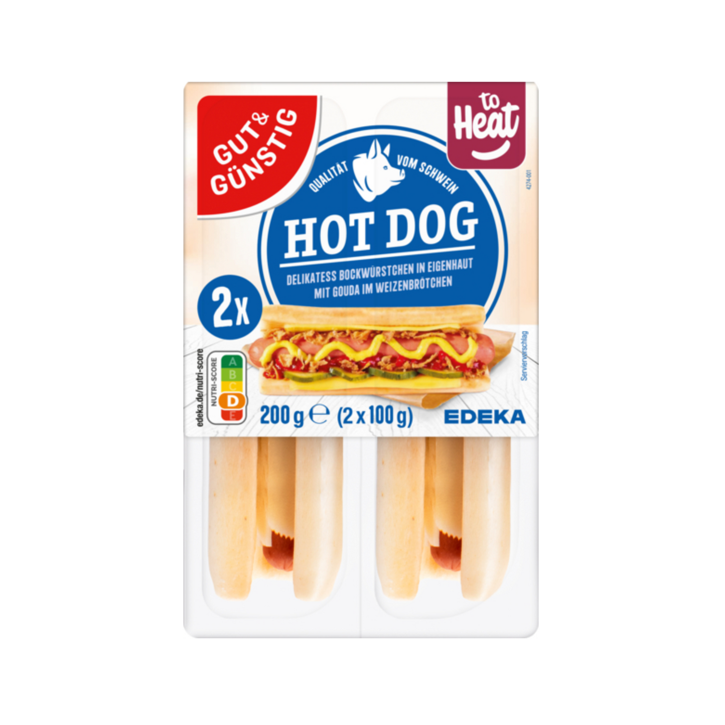 GUT&GÜNSTIG Hot Dogs 200g QS