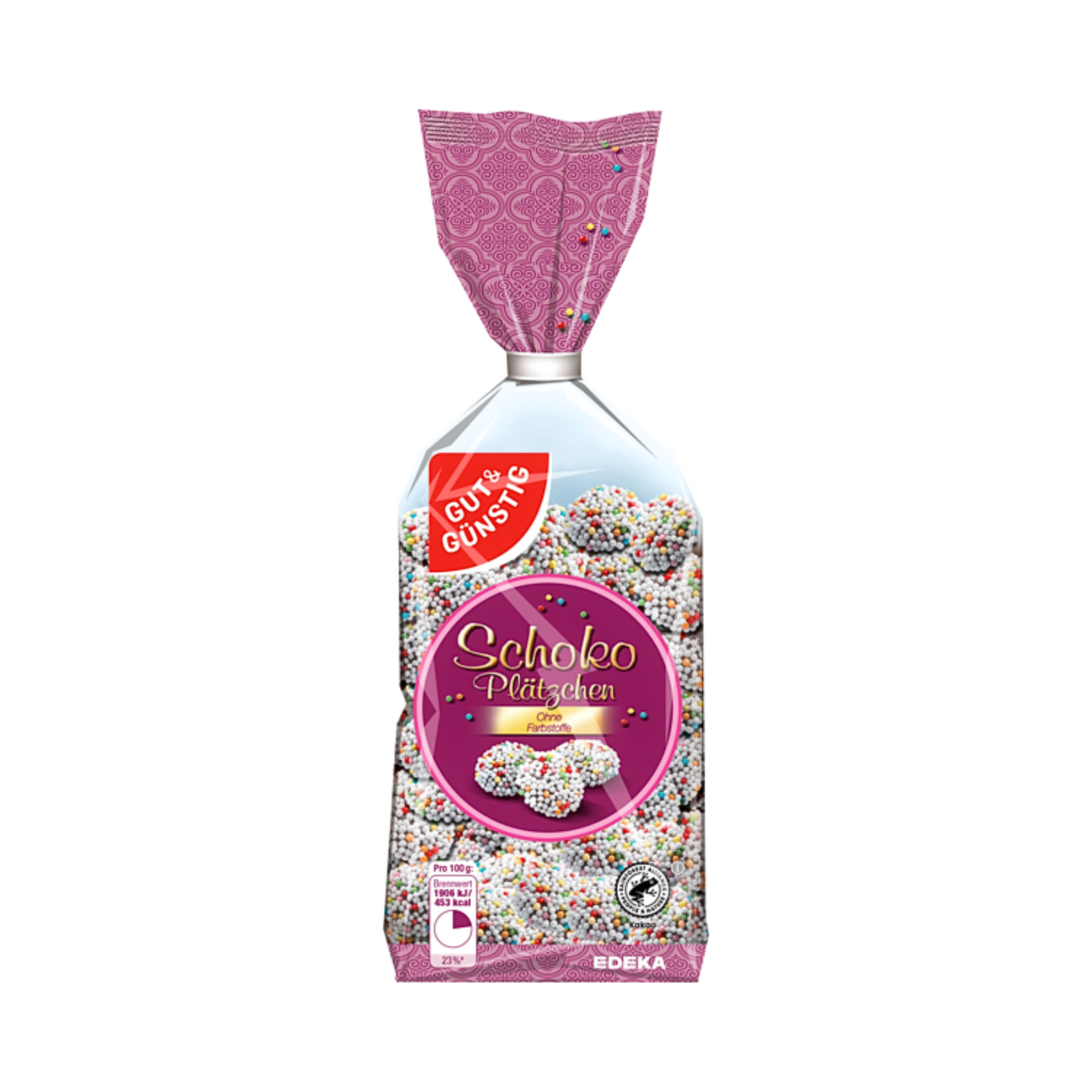 GUT&GÜNSTIG Schokoplätzchen mit Nonpareille 200g