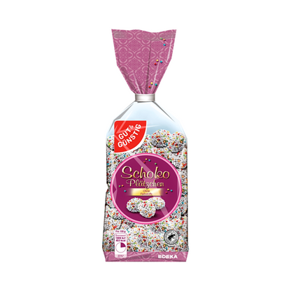 GUT&GÜNSTIG Schokoplätzchen mit Nonpareille 200g