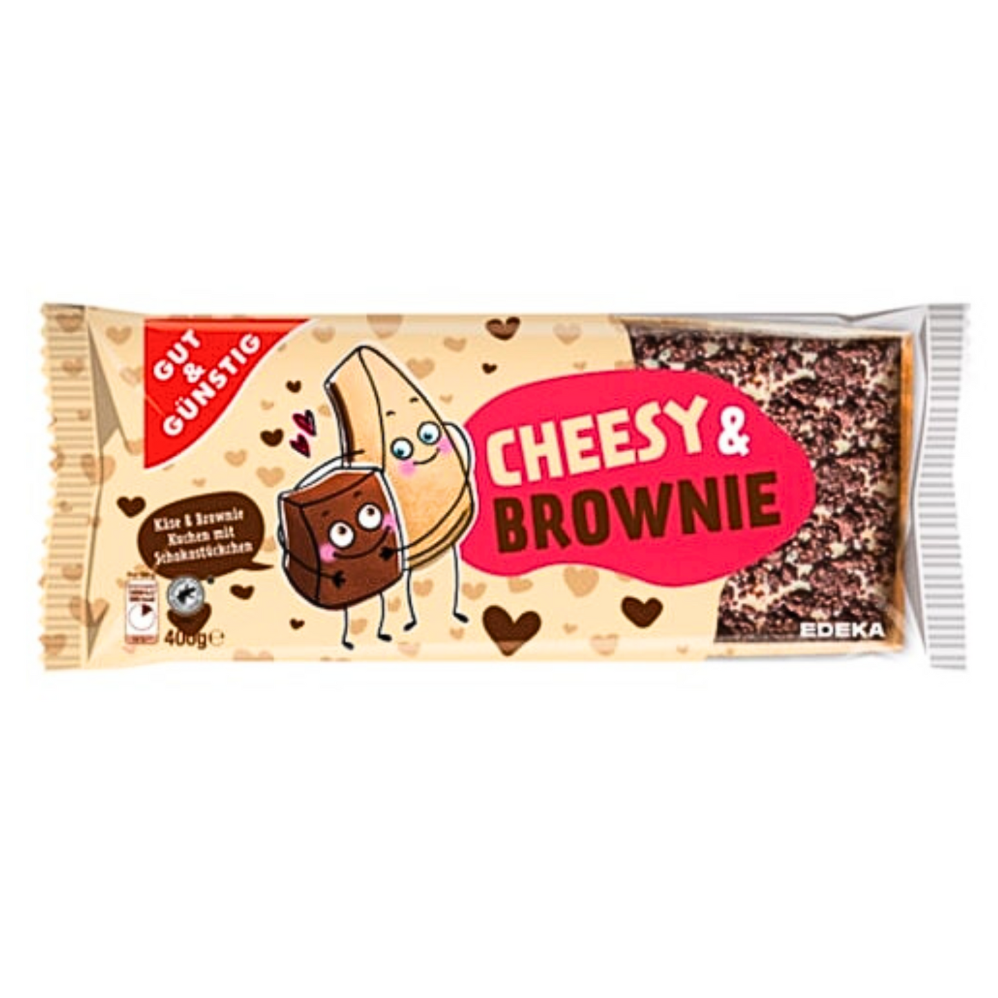 GUT&GÜNSTIG Cheesy&Brownie Kuchen 400g