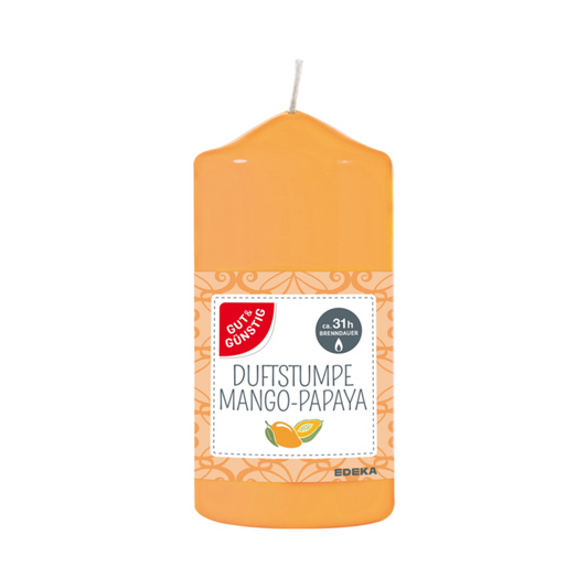 GUT&GÜNSTIG Duftstumpe Mango/Papaya 12x6cm