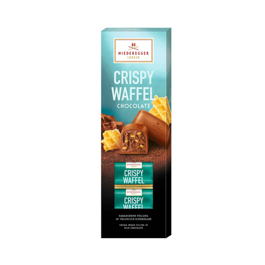 Niederegger Crispy Waffel in Vollmilch-Schokolade 100g