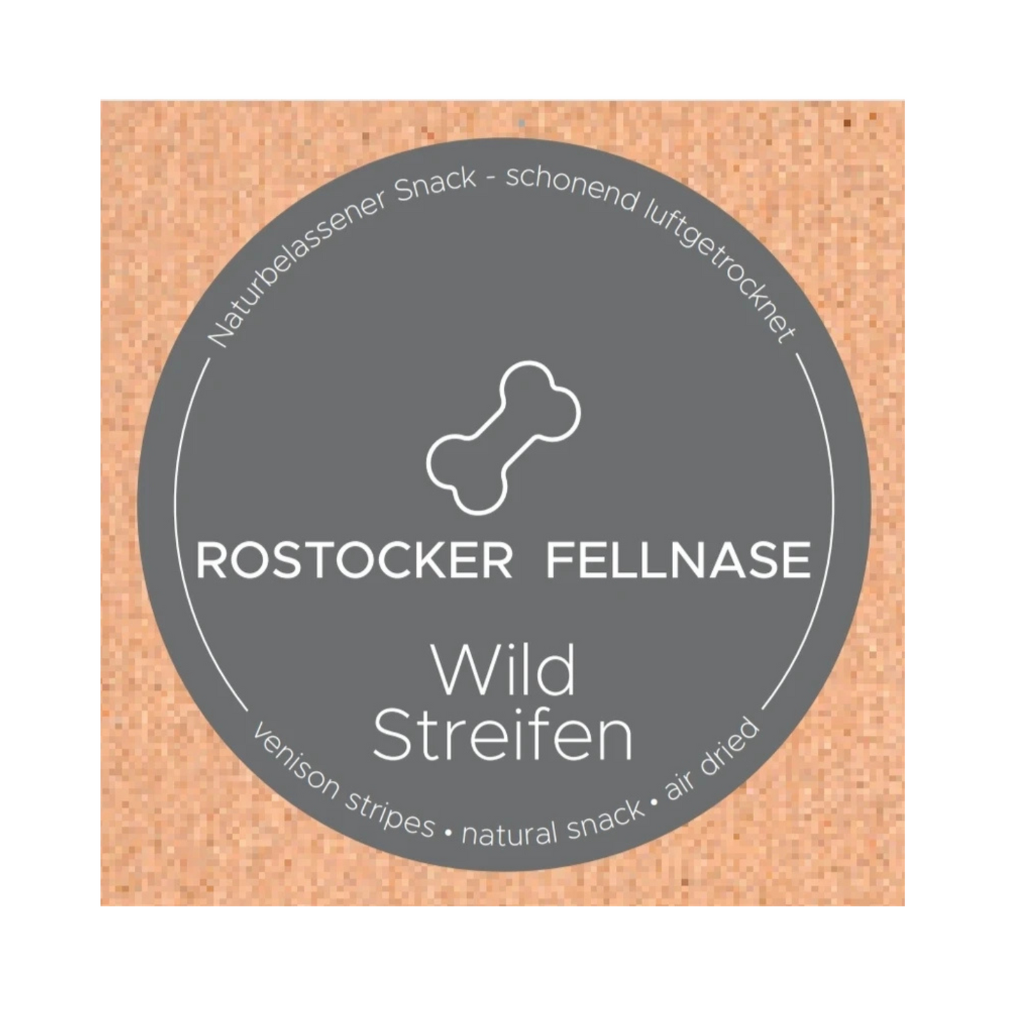 Rostocker Fellnase Wild Streifen 150g