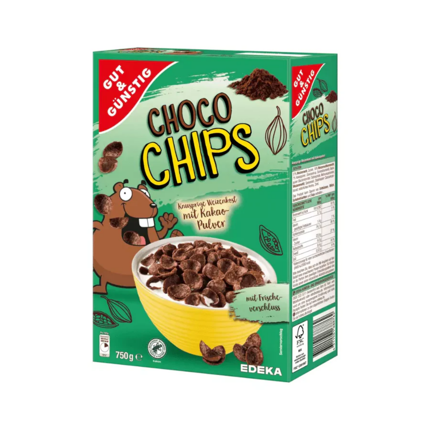 GUT&GÜNSTIG Choco Chips 750g