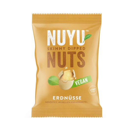 Nuyu Nuts Haselnüsse im hellen Kakaomantel 90g