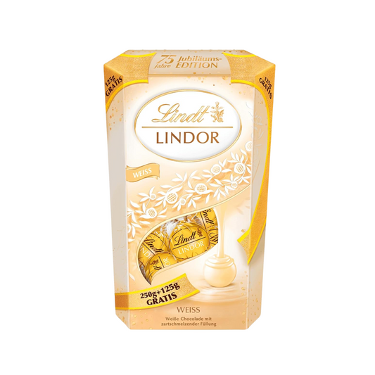 Lindt Lindor Cornet Weiß 375g