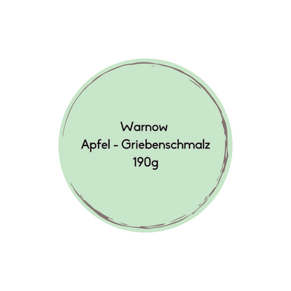 Warnow Hausgemachte Apfel Griebenschmalz 190g