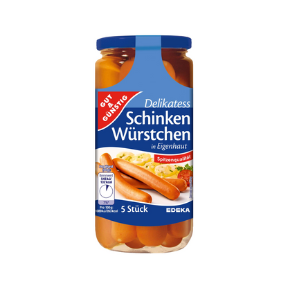 GUT&GÜNSTIG Schinkenwürstchen in Eigenhaut 380g QS ITW