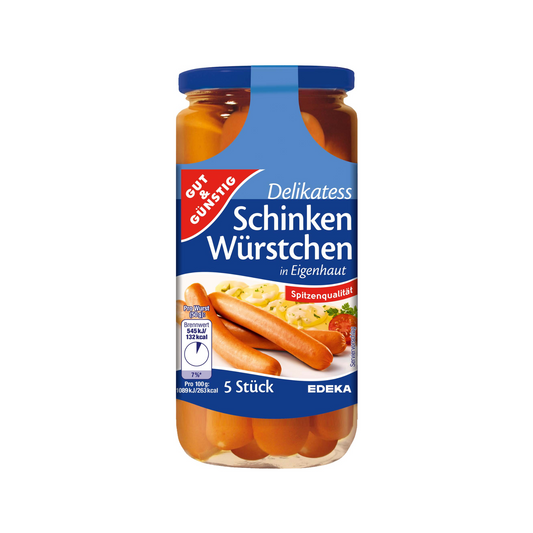 GUT&GÜNSTIG Schinkenwürstchen in Eigenhaut 380g QS ITW