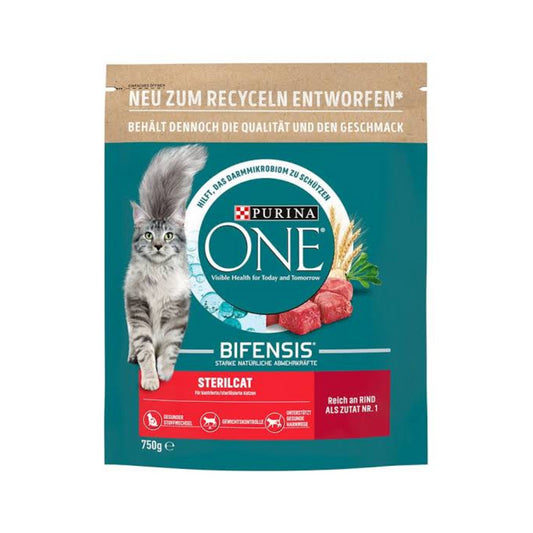 Purina One Sterilcat Rind 750g foodpipe [Lebensmittel-Lieferservice Rostock]