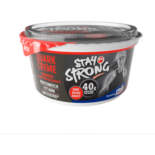 Stay Strong Quarkcreme Erdbeer-Limette Magerstufe 500g