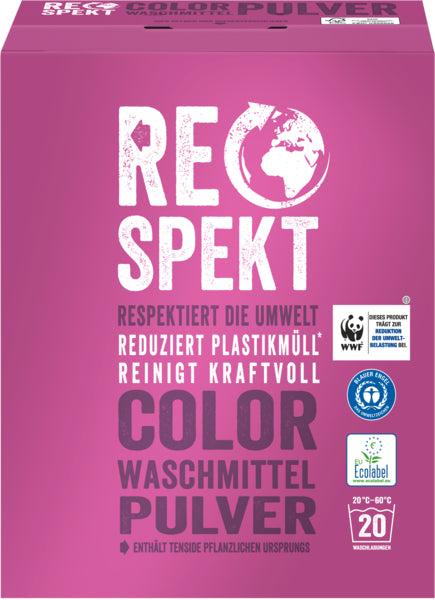 RESPEKT Colorwaschmittel 20WL 1,35kg foodpipe [Lebensmittel-Lieferservice Rostock]