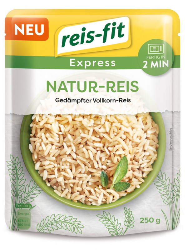 Reis Fit Express Natur Reis 250g foodpipe [Lebensmittel-Lieferservice Rostock]