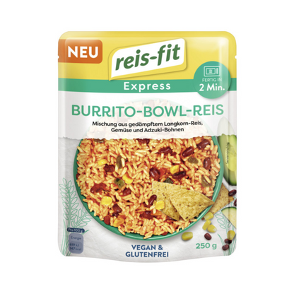 Reis-fit Express Burrito-Bowl-Reis 250g foodpipe [Lebensmittel-Lieferservice Rostock]