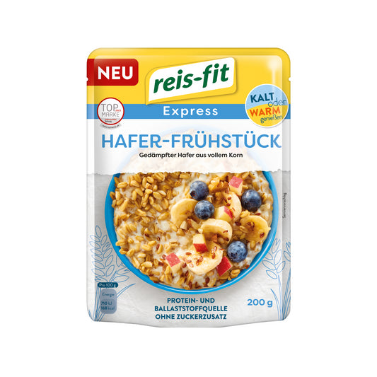 Reis-fit Express Hafer-Frühstück 200g foodpipe [Lebensmittel-Lieferservice Rostock]