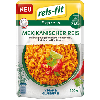 Reis-fit Express mexikanischer Reis 250g foodpipe [Lebensmittel-Lieferservice Rostock]