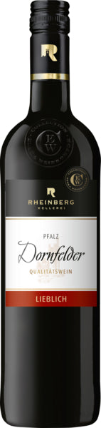 Rheinberg Kellerei Dornfelder Pfalz QbA lieblich 0,75l foodpipe [Lebensmittel-Lieferservice Rostock]