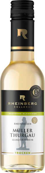 Rheinberg Kellerei Müller-Thurgau Rheinhessen trocken QbA 0,25l foodpipe [Lebensmittel-Lieferservice Rostock]