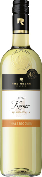 Rheinberg Kellerei Pfalz Kerner weiß Qba halbtrocken 0,75l foodpipe [Lebensmittel-Lieferservice Rostock]