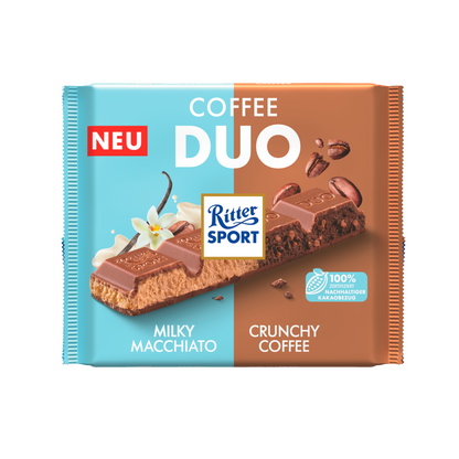 Ritter Sport Coffee Duo Tafel 218g foodpipe [Lebensmittel-Lieferservice Rostock]