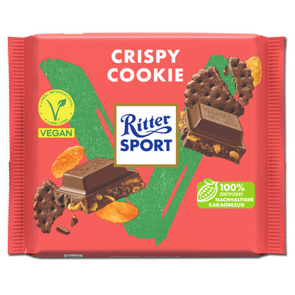 Ritter Sport Crispy Cookie Tafel 100g foodpipe [Lebensmittel-Lieferservice Rostock]