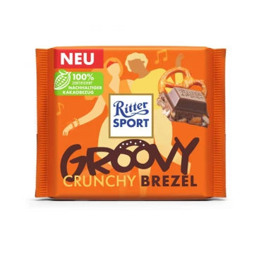 Ritter Sport Crunchy Brezel Tafel 100g foodpipe [Lebensmittel-Lieferservice Rostock]